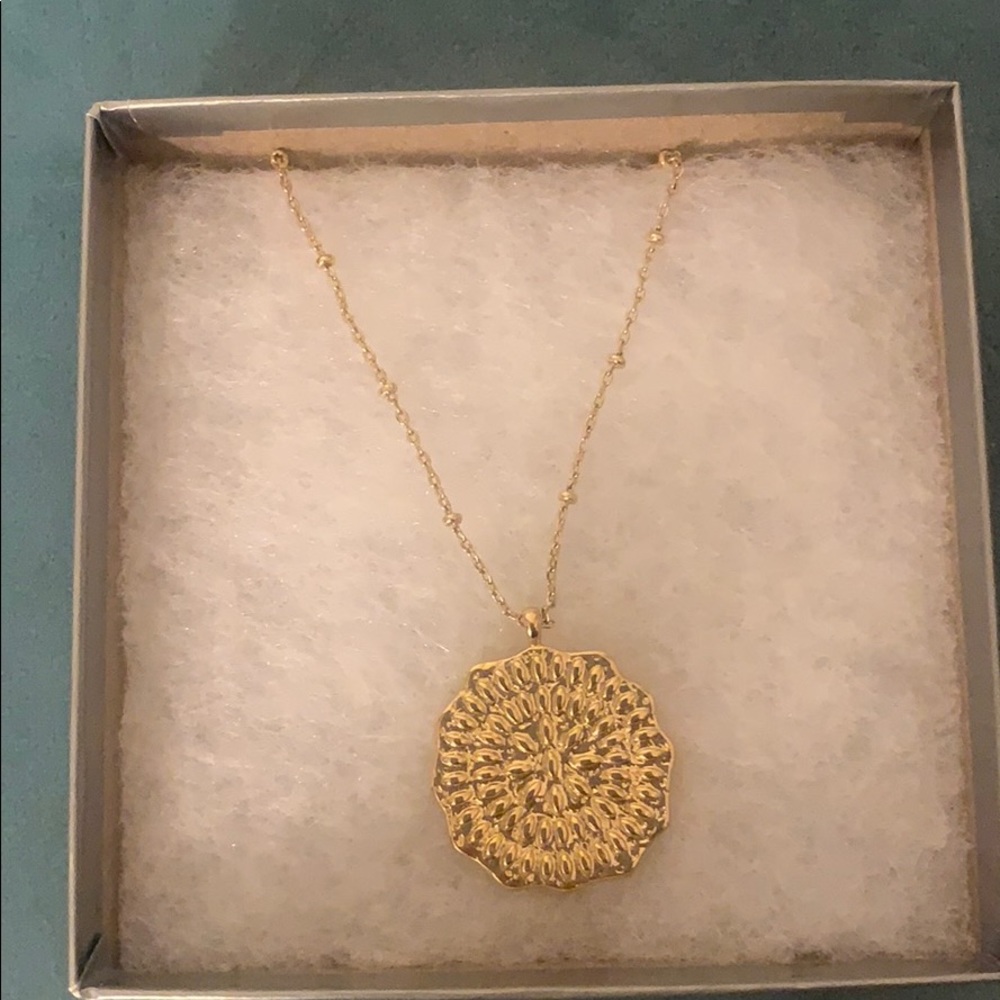 Gorjana Mosaic coin necklace